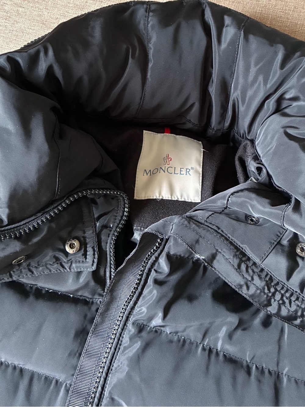 Moncler Black Shiny Quilted Jacket (unsure of authenticity) - Picture 8 of 10